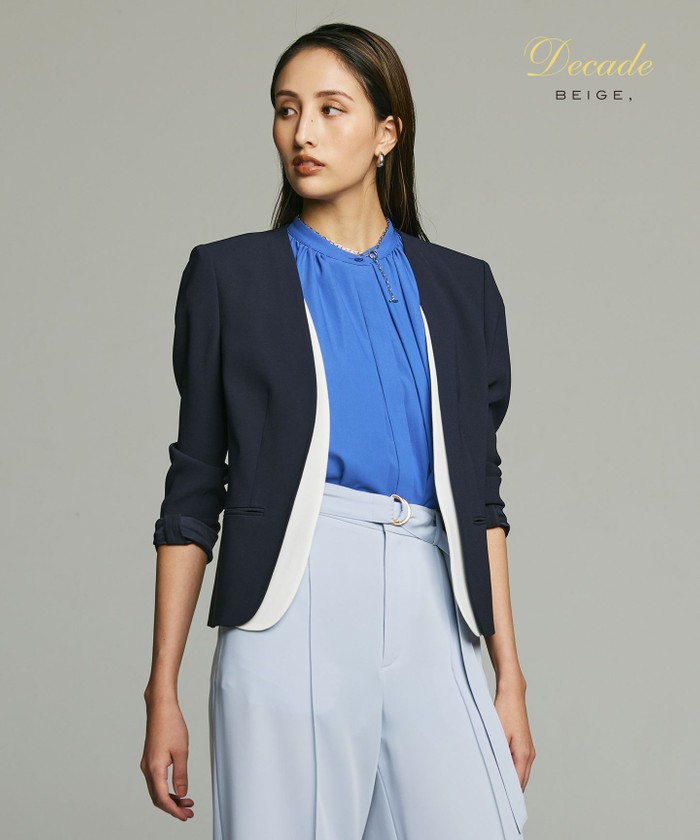BEIGE, ベイジ スカート ノーカラージャケット セオリー ICB(L BEIGE, ベイジ スカート ノーカラージャケット セオリー ICB(L