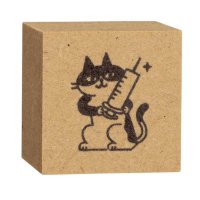 cinemacollection/ハンコ お猫ライフスタンプ 病院 デコレ ラッピング プレゼント デコレーション キャラクター グッズ /505839246