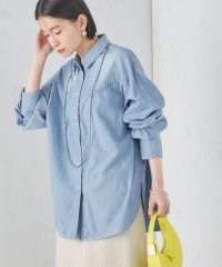 SHIPS WOMEN/〈洗濯機可能〉シャンブレー オーバー ウエスタン シャツ 24SS ◇/505840274