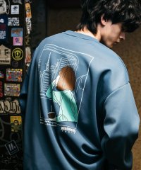 Rocky Monroe/トレーナー スウェット プルオーバー メンズ レディース プリント オーバーサイズ ビッグシルエット ダンボールニット ストレッチ ゆったり ゆるカジ カジュア/505840863