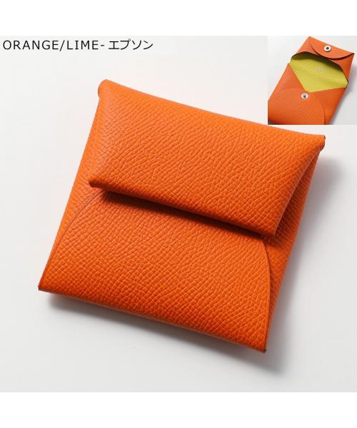 ❤未使用品❤エルメス バスティア ヴェルソ オレンジxイエロー