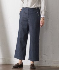 J.PRESS LADIES（LARGE SIZE）/【洗える】セルロースシャンブレー ワイド パンツ/505841739