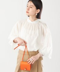 SHIPS WOMEN/〈手洗い可能〉ボイル オーガンジー シャーリング ボリューム ブラウス 24SS ◇/505841997