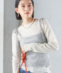 SHIPS WOMEN/〈手洗い可能〉グリッター ラメ ビスチェ 24SS ◇/505842000