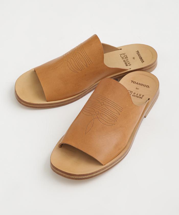 No.332＊17点まとめ売り＊ナノユニバース、チコ、ドアーズ、ジルスチュアート セール】TO＆CO./別注 LEATHER SANDALS(505128722) | NANO