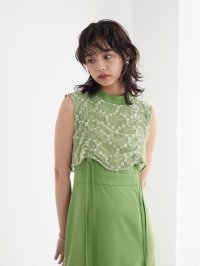 petirobe/プチローブ petirobe フラワーレースノースリーブワンピース/505843022