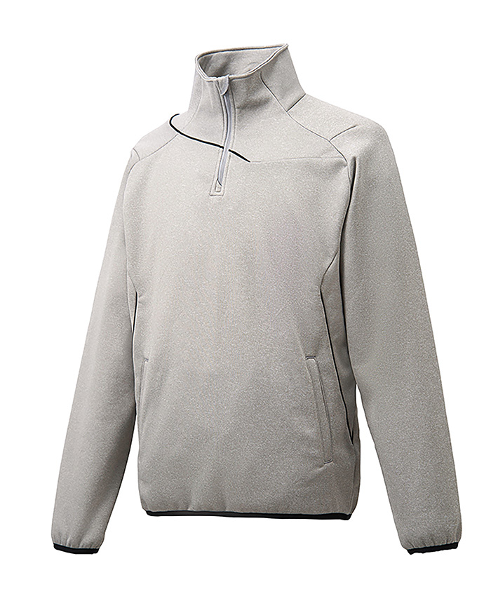 DESCENTE フリースパーカー グレー XO 限定色