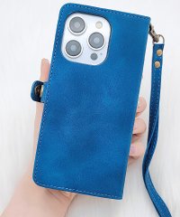 Lace Ladies/レースレディース Lace Ladies ストラップ付きレザー調多機能手帳型iPhoneケース/505829990