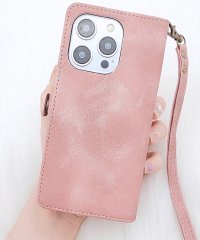 Lace Ladies/レースレディース Lace Ladies ストラップ付きレザー調多機能手帳型iPhoneケース/505829990