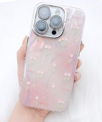 Lace Ladies/レースレディース Lace Ladies チューリップ柄オーロラソフトiPhoneケース/505829993