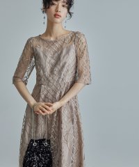 niana/ニアナ niana シャイニーエンブロイダリーレースドレス パーティードレス 結婚式 同窓会 成人式 同窓会 お呼ばれワンピース/505842679