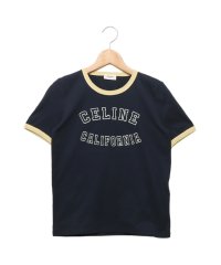 CELINE/セリーヌ Tシャツ カットソー カリフォルニア ロゴ コットンジャージー ネイビー レディース CELINE 2X17H671Q 07FJ/505843773