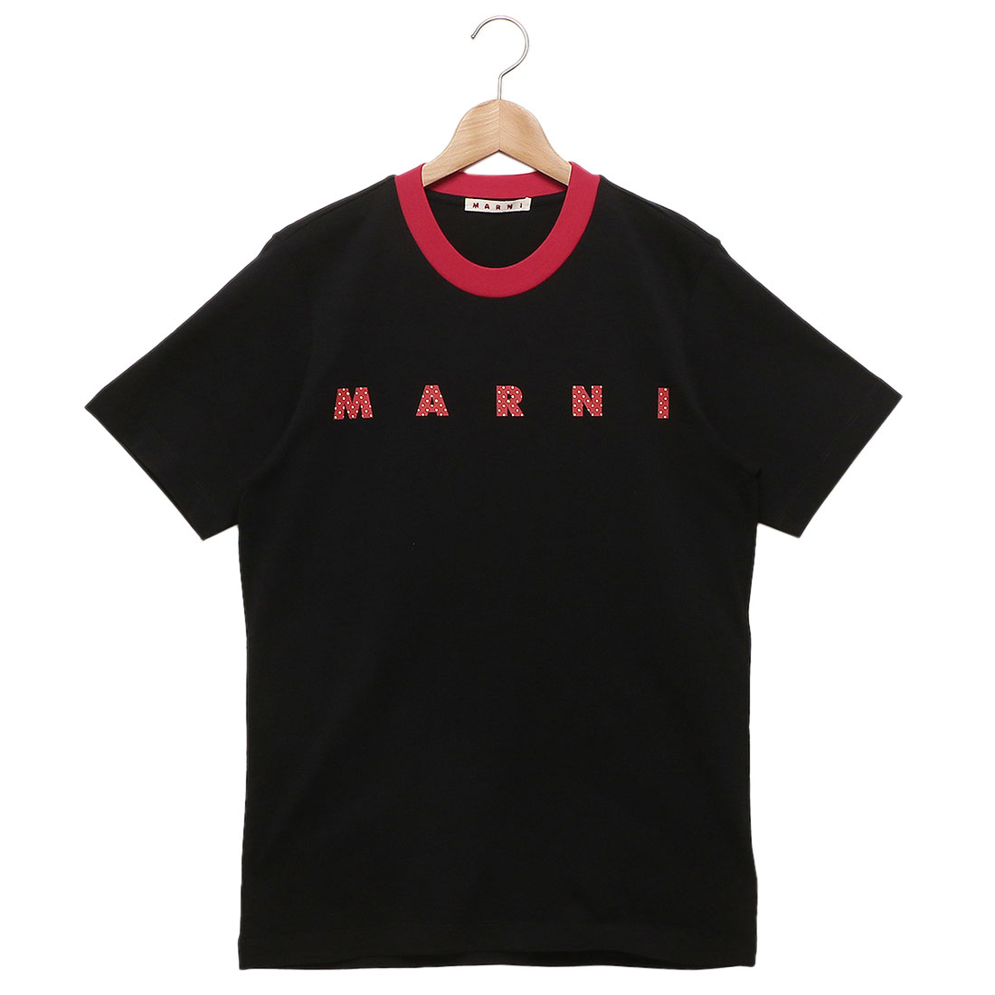 セール 46%OFF】マルニ Tシャツ カットソー オーガニックコットン 水玉ロゴ ブラック メンズ MARNI HUMU0198PN USCV77  PDN99(505843796) | マルニ(MARNI) - d fashion