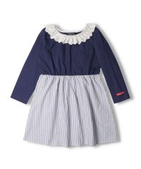 moujonjon/【子供服】 moujonjon (ムージョンジョン) レース衿切替ワンピース 80cm～140cm M22301/505843823