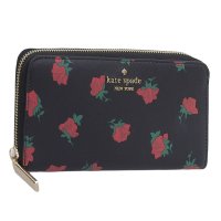 kate spade new york/KATE SPADE ケイトスペード MADISON LARGE WALLET ROSE TOSS PRINT マディソン ラージ 長財布 Lサイズ/505844161