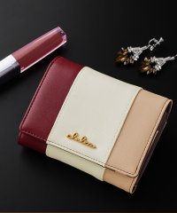 Clelia/二つ折り財布 レディース 大容量 トリコロール カード入れ 財布 コンパクト 折り財布 小銭入れ  Clelia クレリア リベルテ CL－17075/502666644