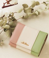 Clelia/二つ折り財布 レディース 大容量 トリコロール カード入れ 財布 コンパクト 折り財布 小銭入れ  Clelia クレリア リベルテ CL－17075/502666644