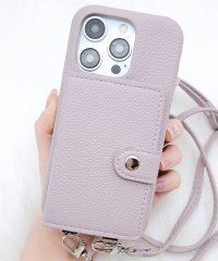 Lace Ladies/カードポケット付き2WAYレザー調iPhoneケース/505830029