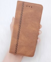 Lace Ladies/レースレディース Lace Ladies レザー調手帳型ベーシックiPhoneカバー/505830035