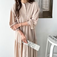 GeeRA/ジーラ GeeRA 前後2WAYティアードシャツワンピース/505842131