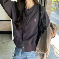 GeeRA/ジーラ GeeRA 【U．S． POLO ASSN．】スナップボタンカーディガン/505842138