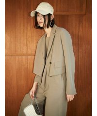 emmi atelier/【セットアップ対応商品】【emmi atelier】クロップドジャケット/505845123