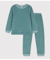 PETIT BATEAU/ベロア長袖パジャマ/505845223