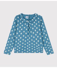 PETIT BATEAU/プリント衿付きカットソー/505845229