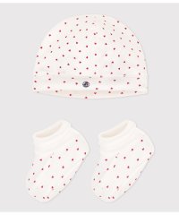 PETIT BATEAU/プリントキャップ＆ブーティセット/505845316