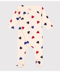 PETIT BATEAU/プリント足つきロンパース/505845342