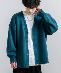 Rocky Monroe/ロッキーモンロー Rocky Monroe カーディガン ニット メンズ レディース ライトアウター ダメージ 古着 ヴィンテージ ゆるニット 前開き Vネック/505845491
