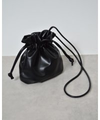 &soiree/アンドソワレ &soiree PUレザー巾着ショルダーバッグ/505845844