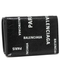 BALENCIAGA/バレンシアガ 三つ折り財布 ブラック ホワイト メンズ BALENCIAGA 594312 2AAOC 1097/505846214