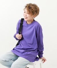 devirock/無地 ビッグシルエット 袖リブ 大人 長袖Tシャツ 子供服 キッズ 男の子 女の子 トップス 長袖Tシャツ ロンT /505846792