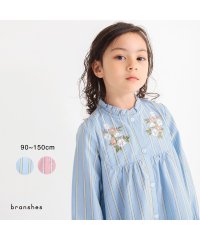 BRANSHES/【お揃い】ストライプ刺繍ワンピース/505847053