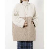 STYLEBLOCK/スタイルブロック STYLEBLOCK マットタフタ×ボア切替M65ショートコート/505762770