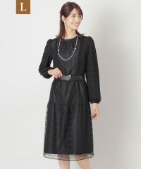 TO BE CHIC(L SIZE)/【L】ドットボーダー ワンピース/505803405