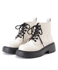 Lace Ladies/レースレディース Lace Ladies ボリュームソールレースアップショートブーツ/505836907