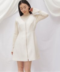 JILL by JILL STUART/◇フロントジップツイードミニワンピース/505844831