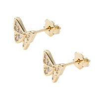 cream dot/クリームドット Cream dot. 選べる2type、煌めくミニバタフライピアス/イヤリング/505844971