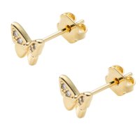 cream dot/クリームドット Cream dot. 選べる2type、煌めくミニバタフライピアス/イヤリング/505844971