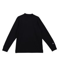 CHAMPION/チャンピオン Champion Tシャツ 長袖 ロンT カットソー メンズ 無地 モックネック LONG SLEEVE T－SHIRT ブラック オフ ホワイト/505846869