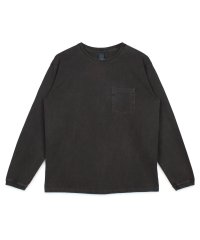 Good On/Good On グッドオン Tシャツ 長袖 ロンT カットソー メンズ レディース Uネック LS PKT TEE ブラック ネイビー ベージュ 黒 GOLT－/505846887