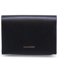 Jil Sander/ ジルサンダー JIL SANDER カードケース 名刺入れ 定期入れ ID メンズ スリム 本革 ORIGAMI CARD HOLDER ブラック 黒 J25/505846898