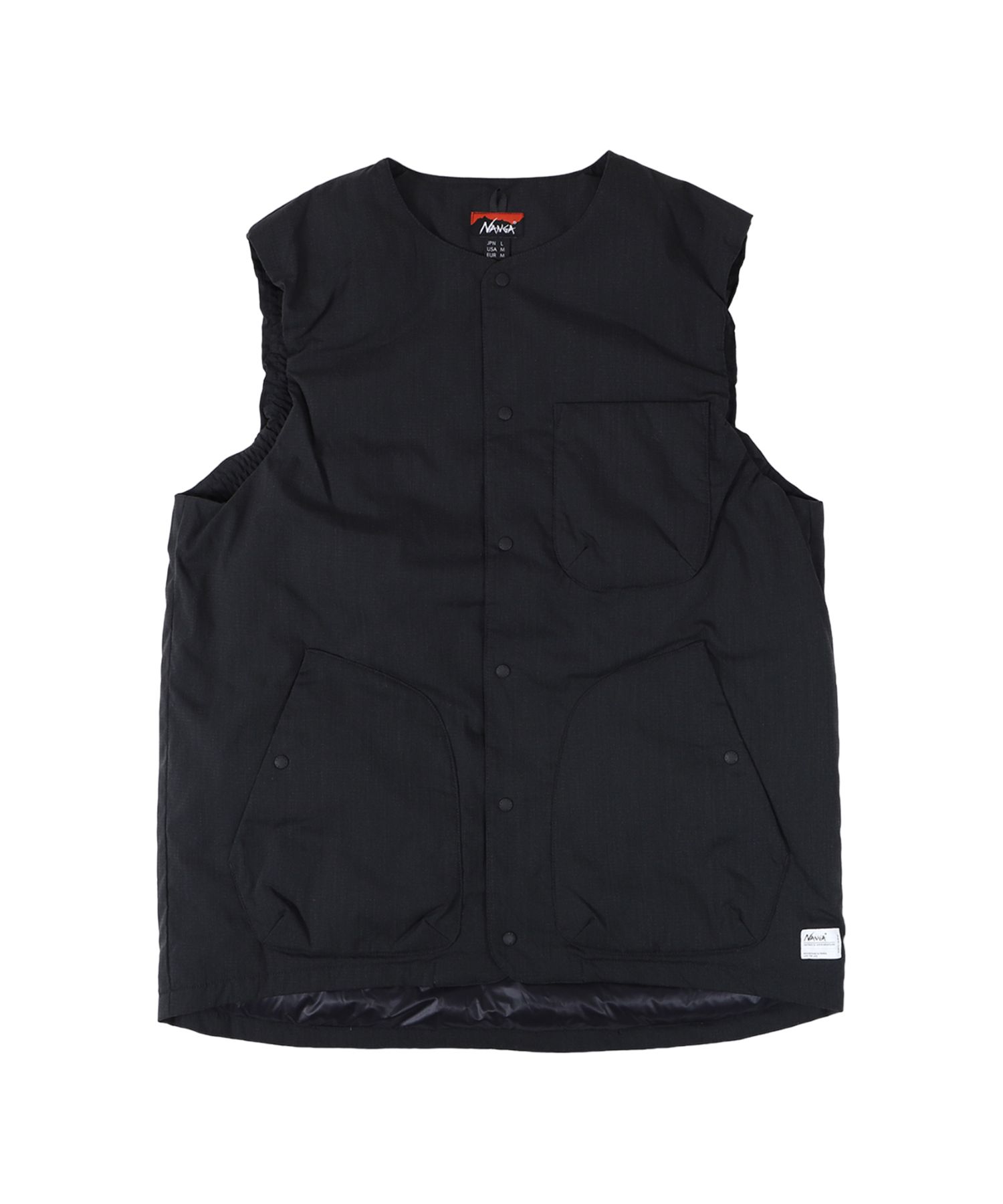 NANGA ナンガ 焚火 ベスト インナーダウン アウター メンズ レディース TAKIBI RIPSTOP INNER DOWN VEST ブラック  ベージュ(505846945) | ナンガ(NANGA) - d fashion