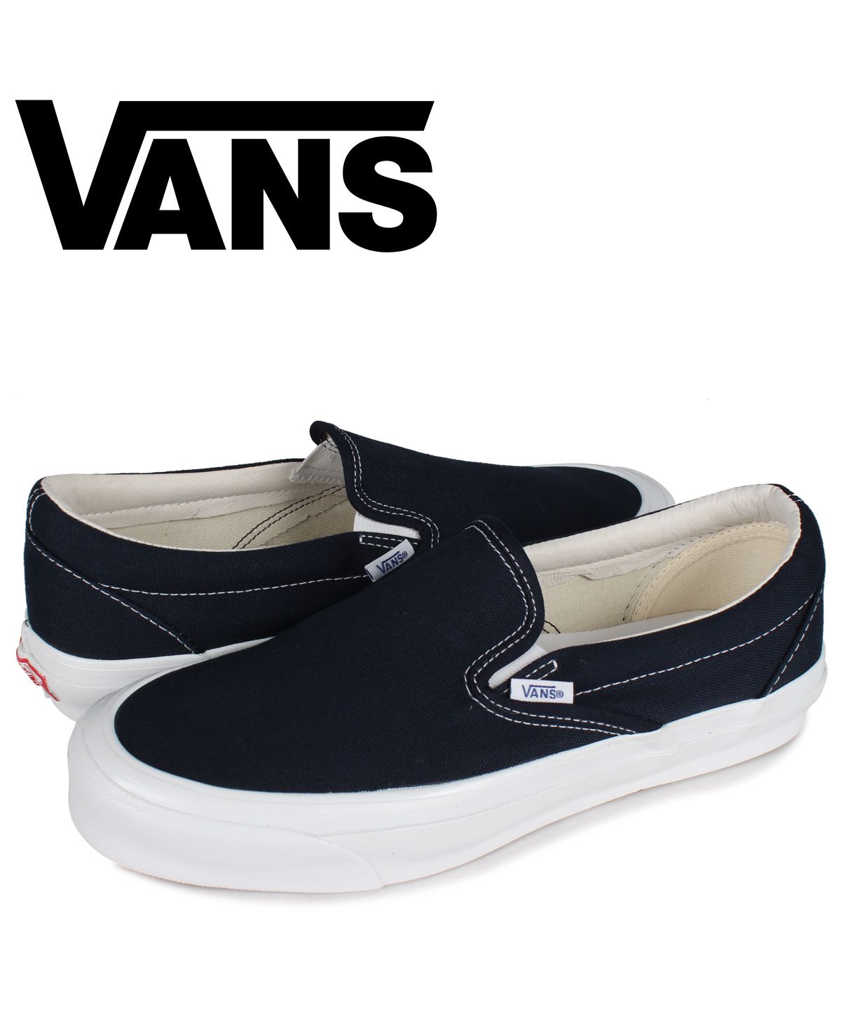 VANS バンズVAULT ボルトライン OG クラシックスリッポン27cm VANS バンズVAULT ボルトライン OG クラシックスリッポン 27cm