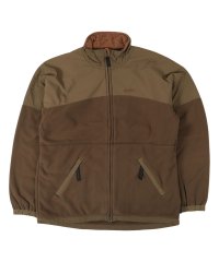 WILD THINGS/WILD THINGS ワイルドシングス フリース ジャケット アウター メンズ POLARTEC WIND PRO MIDDLE JACKET ブラック グレ/505847003