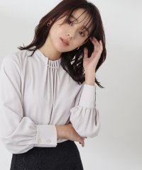 NATURAL BEAUTY BASIC/パールタックブラウス　24SS/505847335