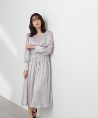 NATURAL BEAUTY BASIC/楊柳シャーリングワンピース/505847348