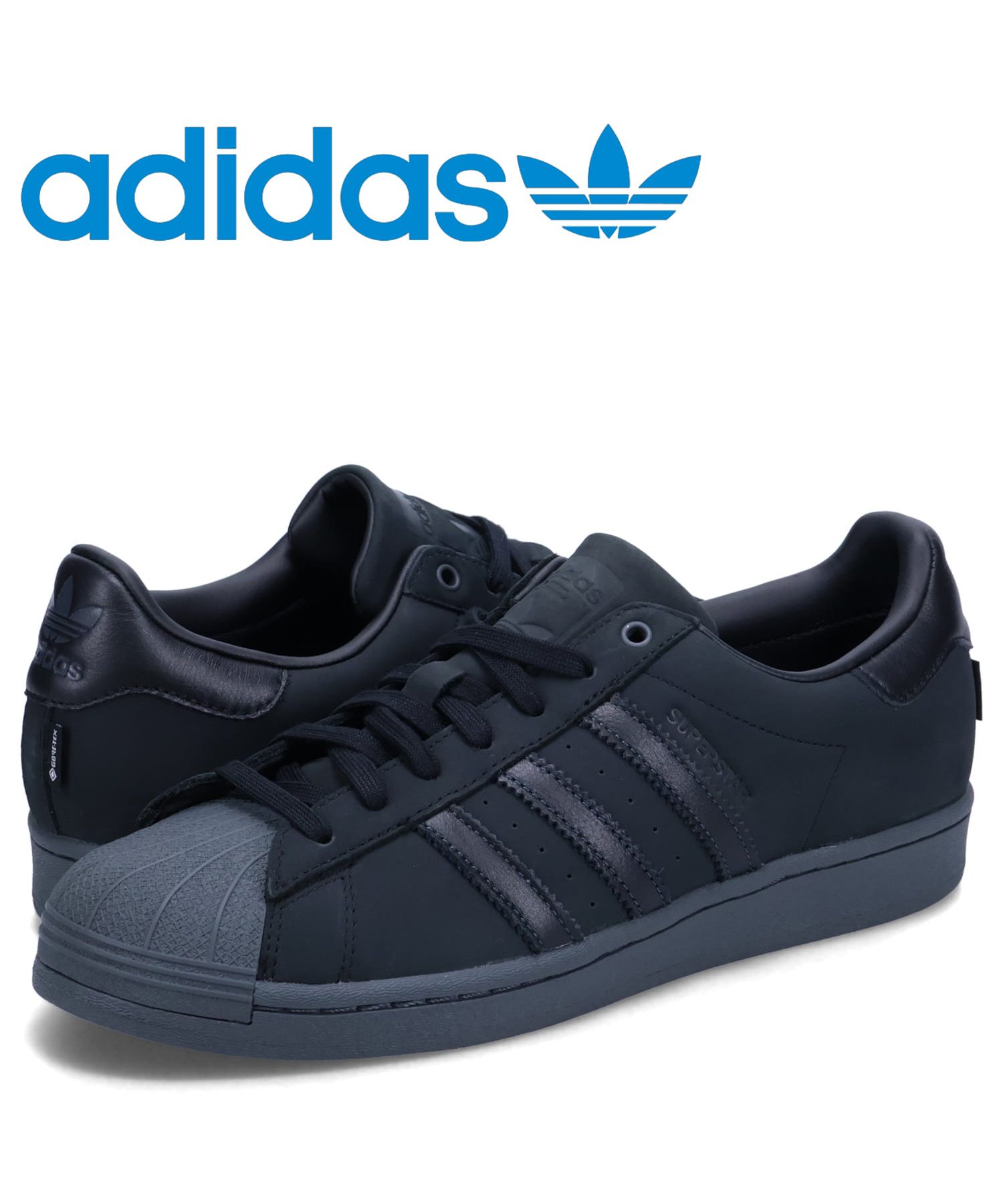 Adidas superstar black 10 top